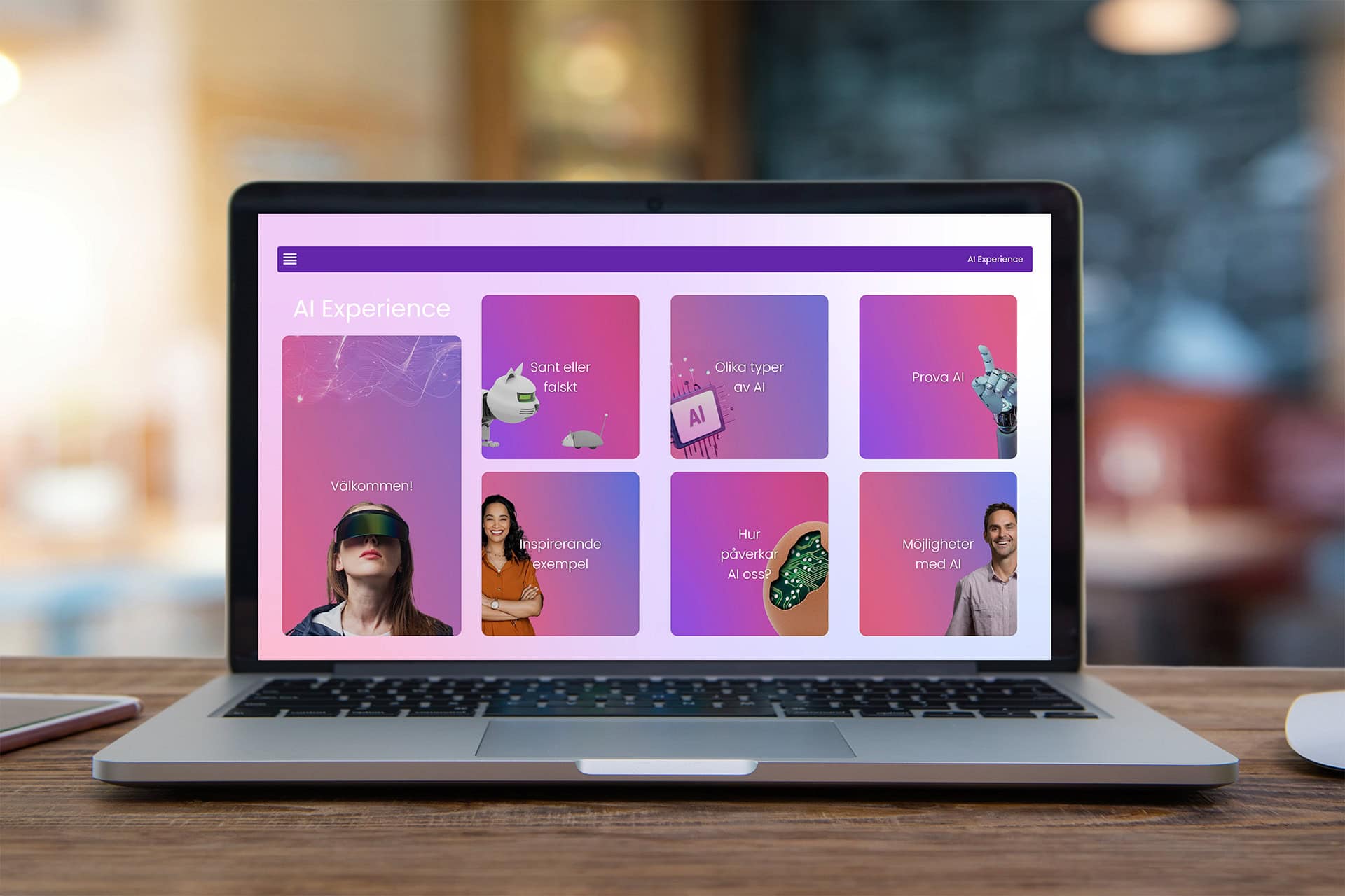 AI Experience - spel för konferenser och möten